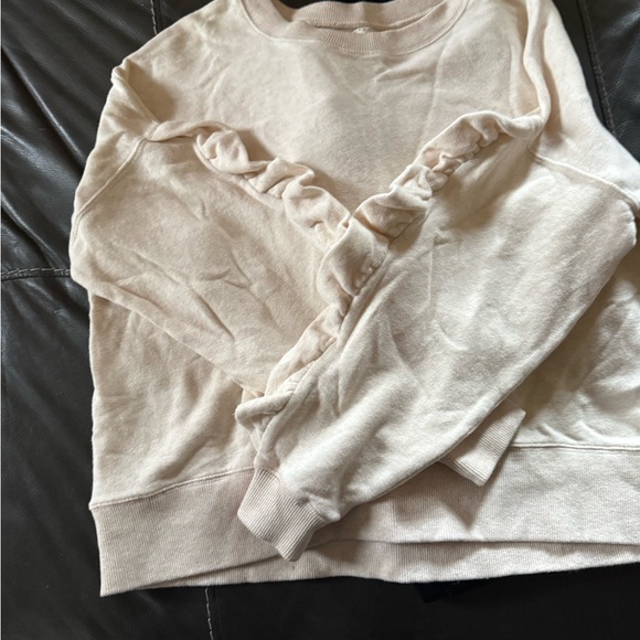 Madewell Women's Heather Ruffle Sweater - Picture 5 of 5